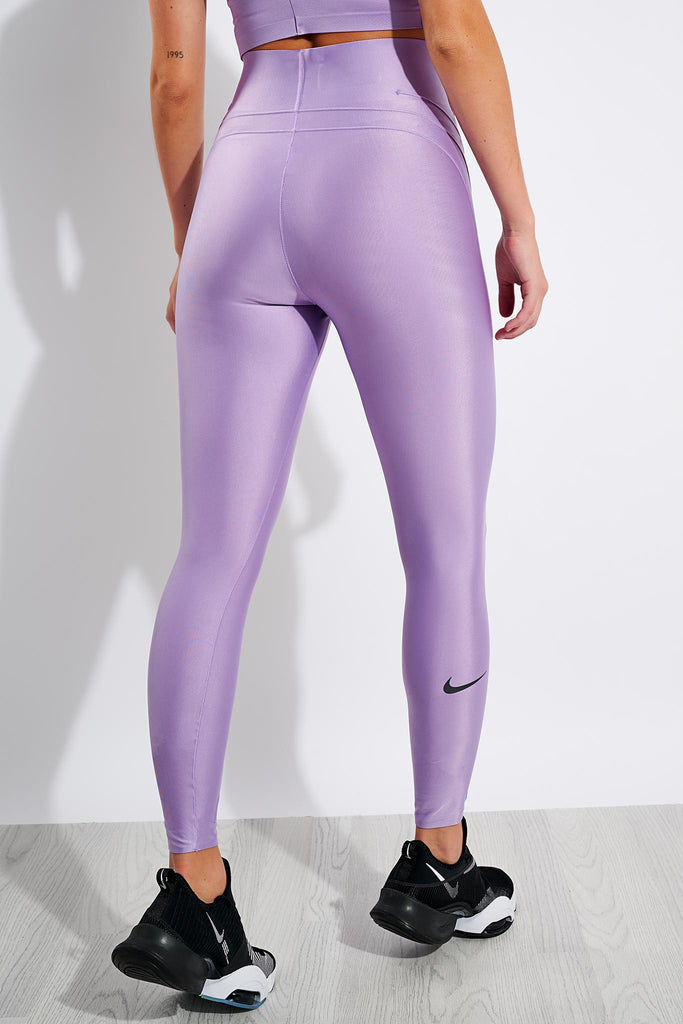 purple nike tights