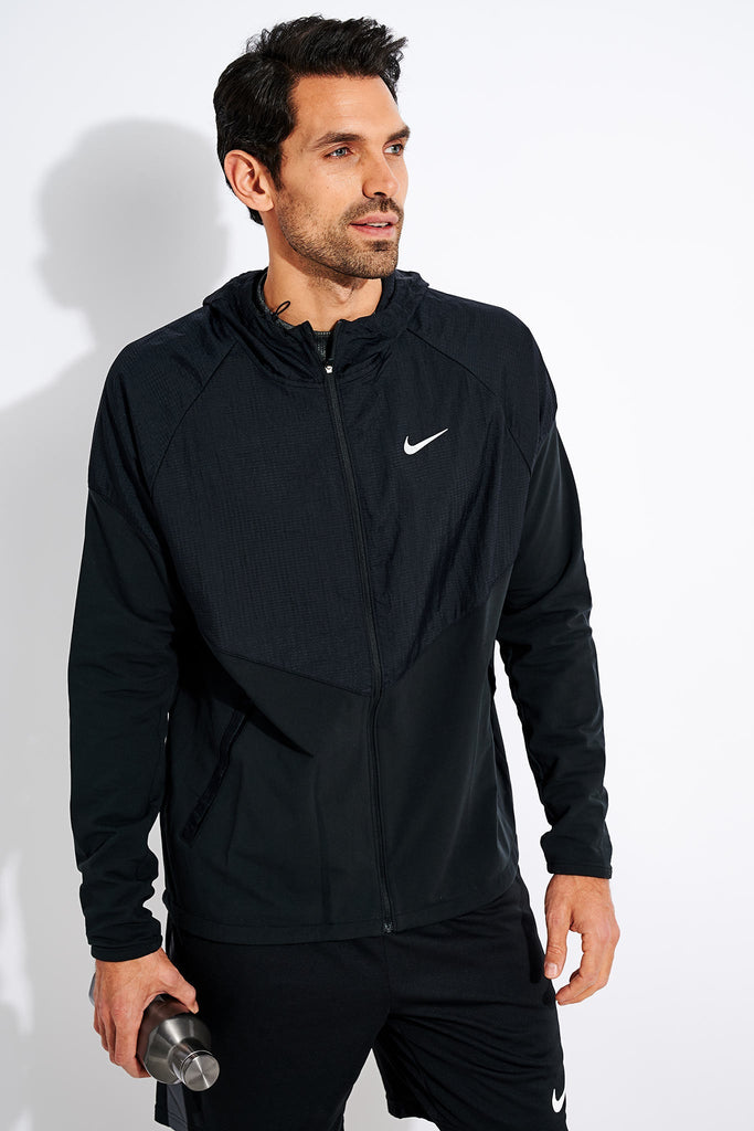 nike therma jacket black