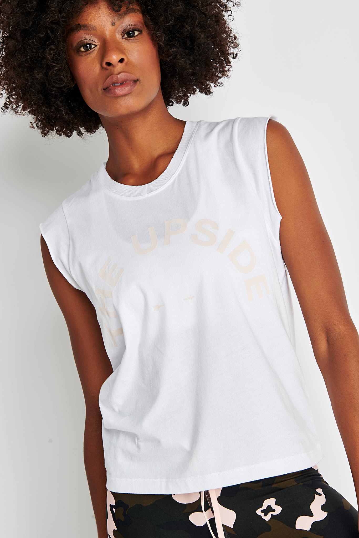 The Upside Cropped Muscle Tee
