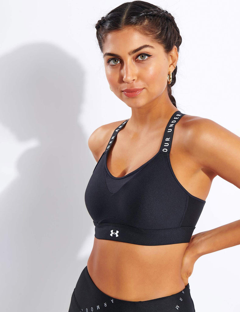 under armour white sports bra