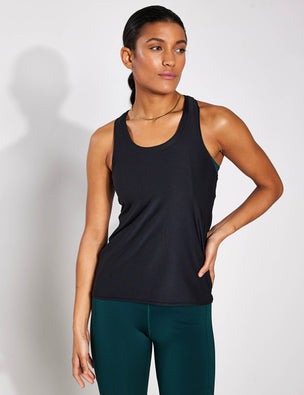 Alo Yoga womens Elevate Tank Shirt, Black, X-Small  