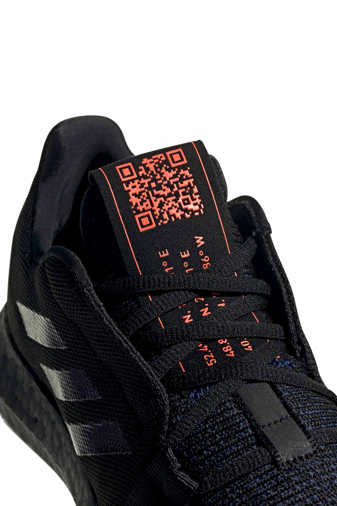 adidas senseboost triple black