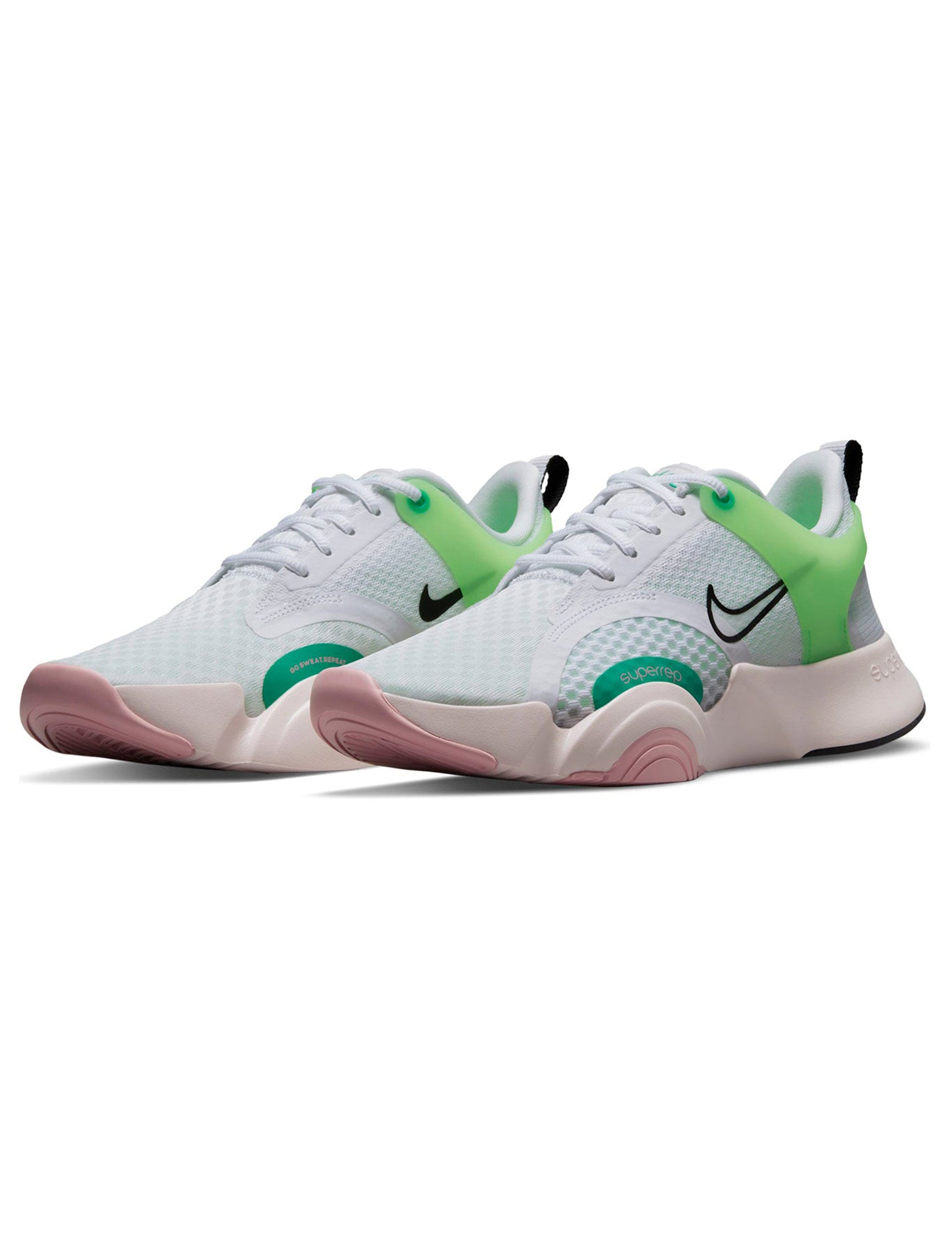 nike green and pink trainers