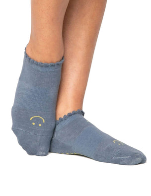 Pointe Studio Wyatt Grip Full Foot Sock - Womens - Mediterranean