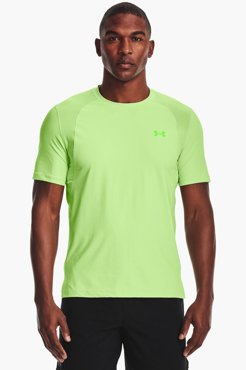 Under Armour | Iso-Chill Run Short Sleeve Lime/Green | The Sports Edit