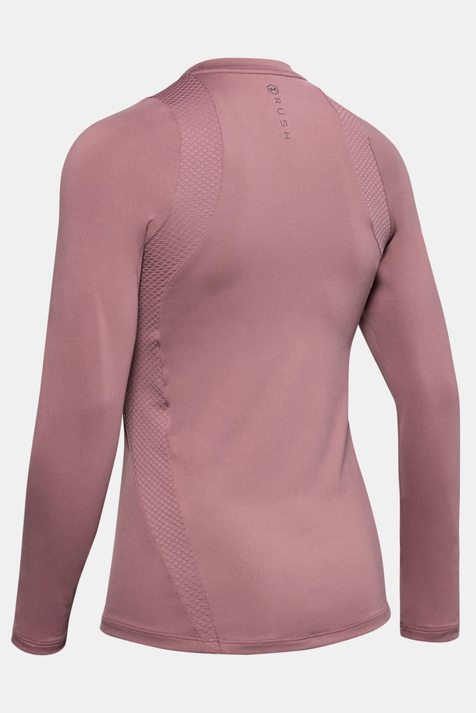 pink under armour long sleeve shirt