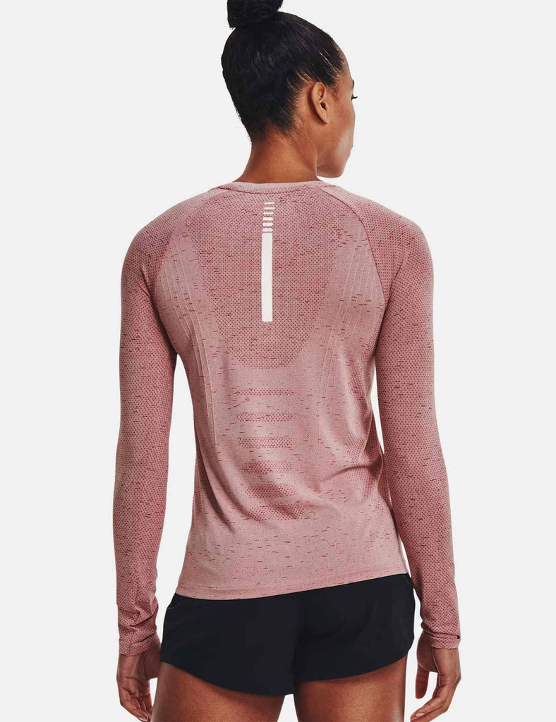 under armour pink running top