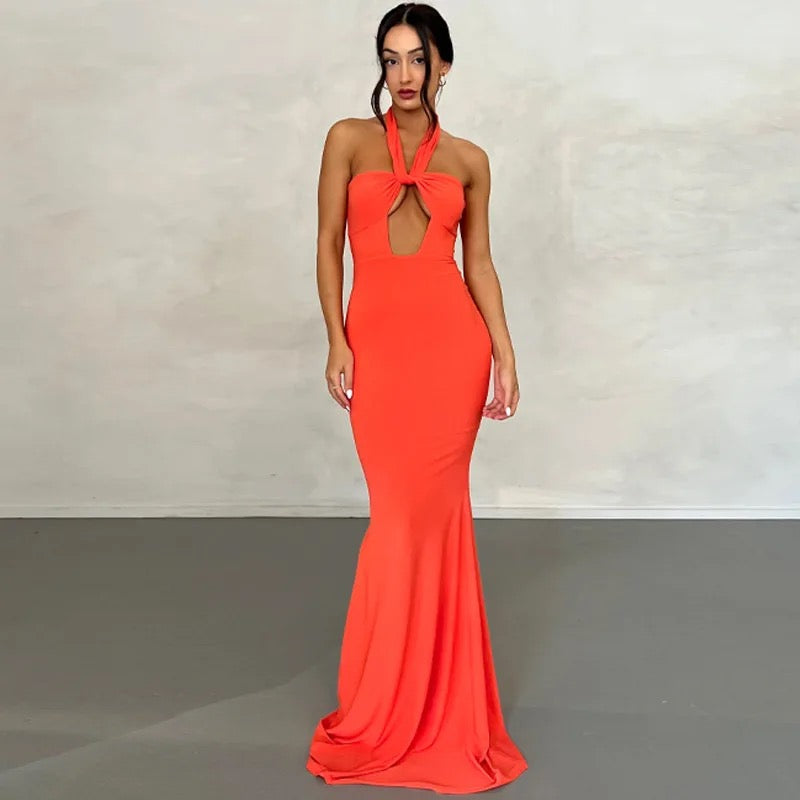 Tulum Strapless Backless Maxi Dress