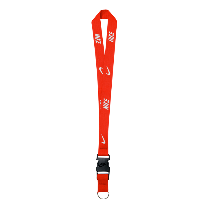 black and red nike lanyard