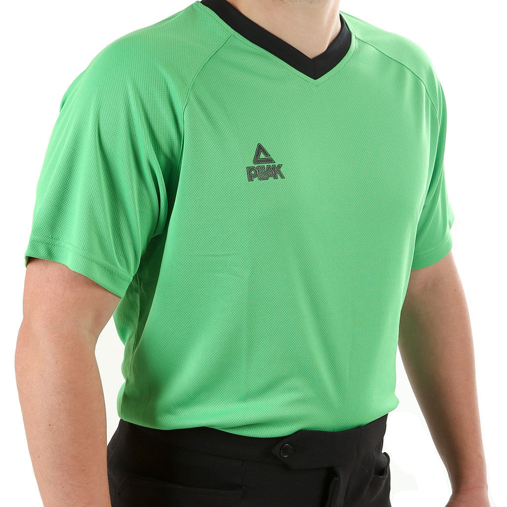 basketball referee shirt (green 