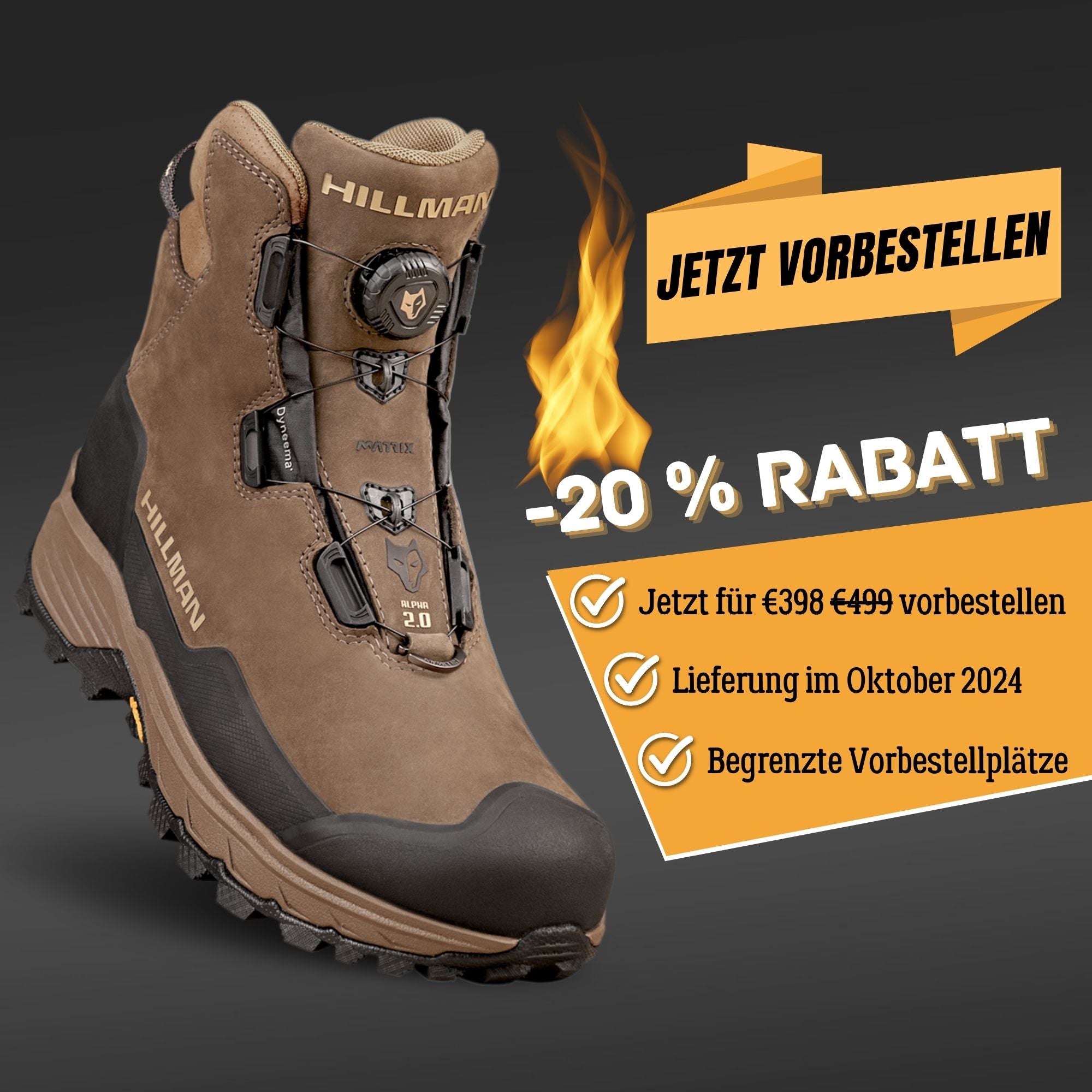 2.0 ALPHA DRYHUNT® WASSERDICHTE JAGDSTIEFEL ▶ Lieferung 31. Oktober 2024 - HILLMAN product image