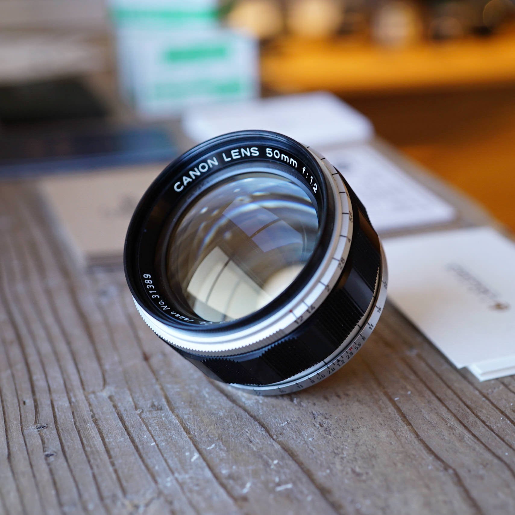 実用品 Canon 50mm F/1.2 ライカＬ３９レンズ-