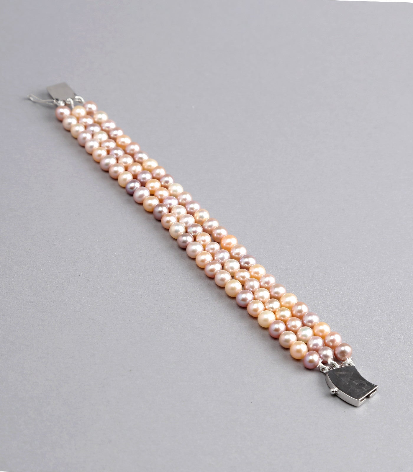 Buy SURAT DIAMOND JEWELLERY 3 Line Real Freshwater Pearl Bracelet for Women  (SB16) at Amazon.in