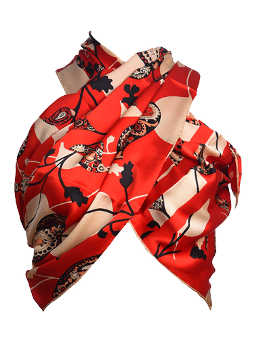 SS213-Starfish Red and Orange Scarf – Eden Shell
