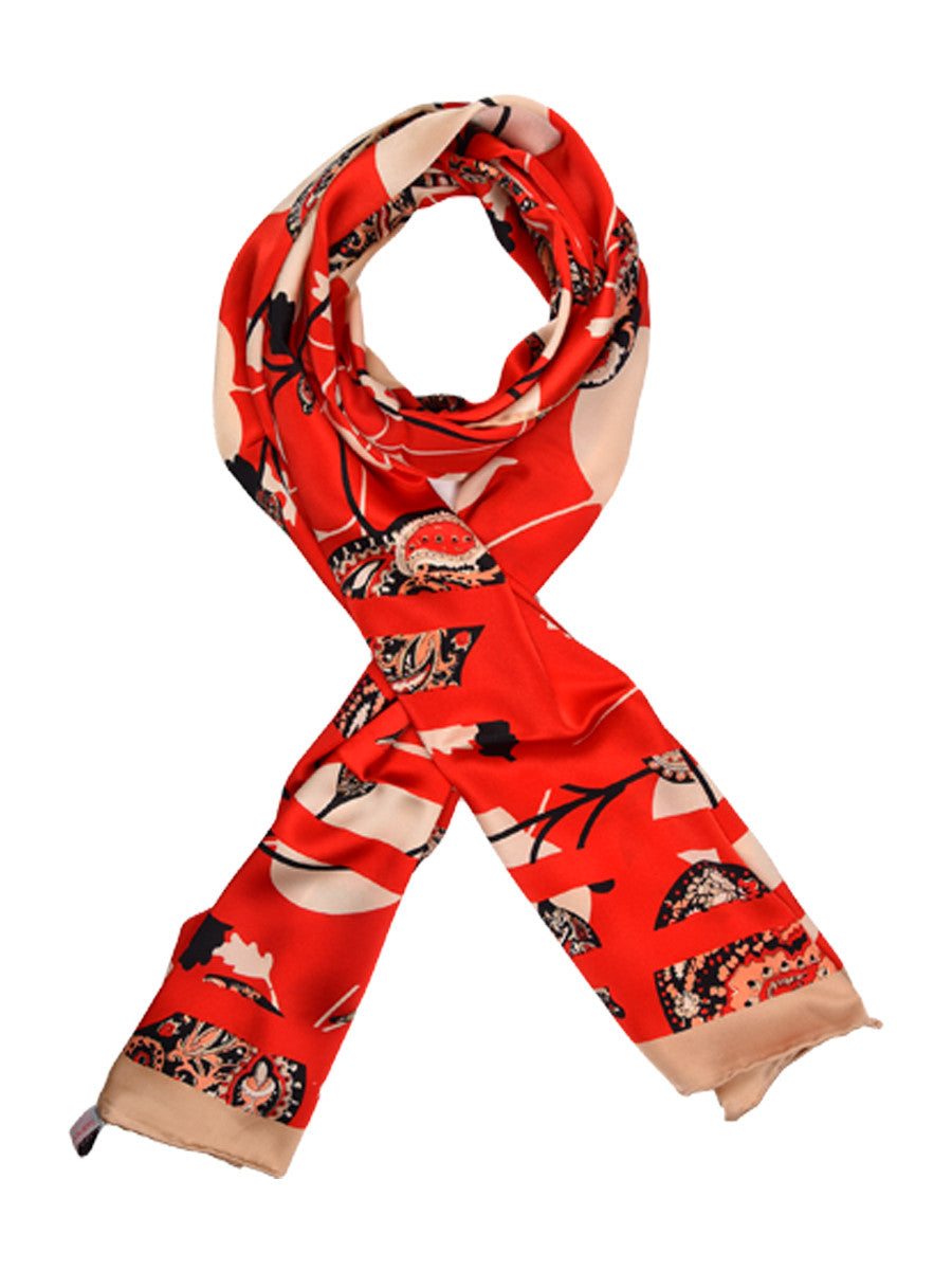 SS213-Starfish Red and Orange Scarf – Eden Shell
