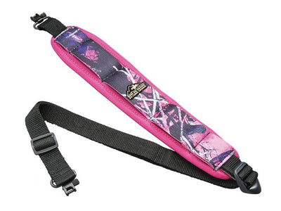 Butler Creek Comfort Stretch Rifle Sling - Muddy Girl Black/Pink