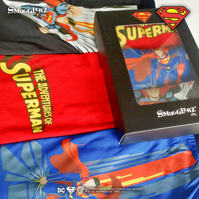 Superman Men's Knit Boxer 3pc Pack