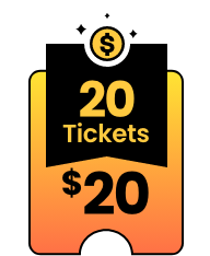 20 tickets for $20