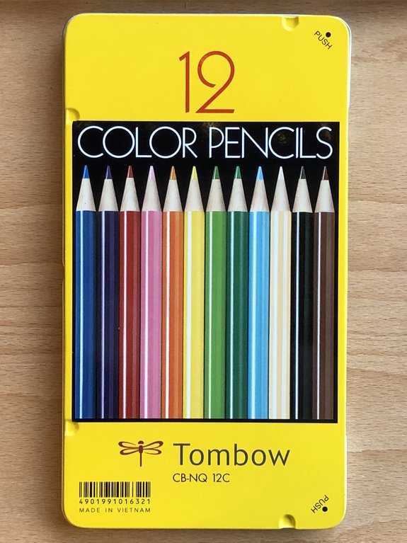 Tombow Colored Pencils 12 Colors CB-NQ12C – Japanese Taste