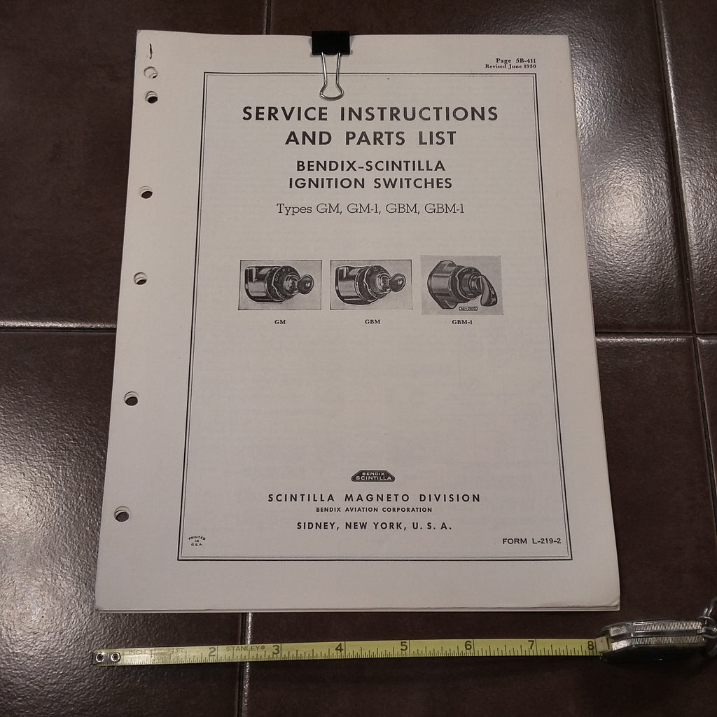 bendix aircraft manual