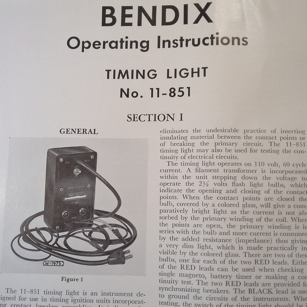 bendix scintilla magneto timing manual