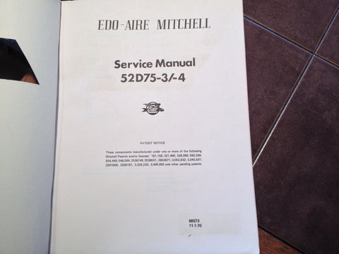 Edo Floats Maintenance Manual