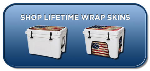 USATuff Cooler Wrap Cooler Skin Kit Decal For Lifetime Coolers