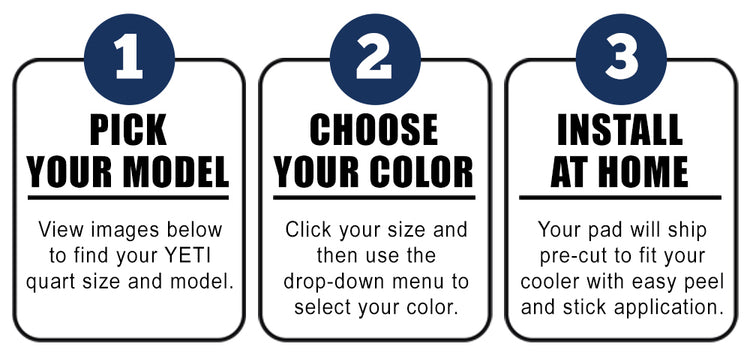 USATuff SeaDek Cooler Pad in 3 easy steps.