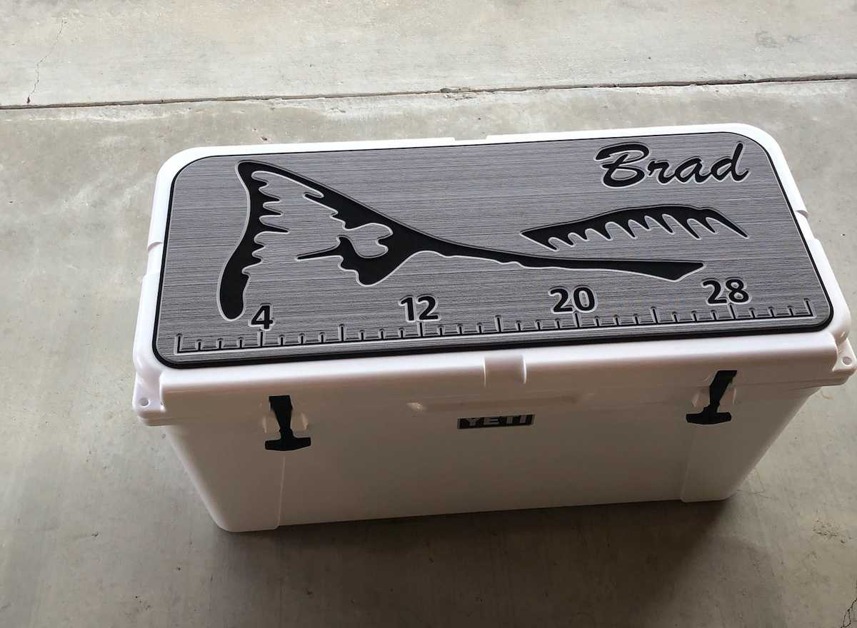 SeaDek Pad fits YETI GoBox 30 Cooler, Comfort Non Slip Mat - Teak Lines -  SG/B