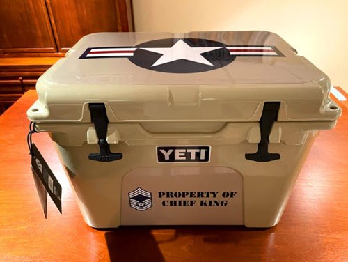 Jeff Wilkie Gone Fishing Cooler Wrap - YETI, RTIC, Ozark Trail Coolers