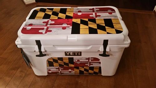 Skin Decal Wrap for Yeti Colster, Ozark Trail and RTIC Can Coolers - Beer  Barrel (COOLER NOT INCLUDED) by WraptorSkinz