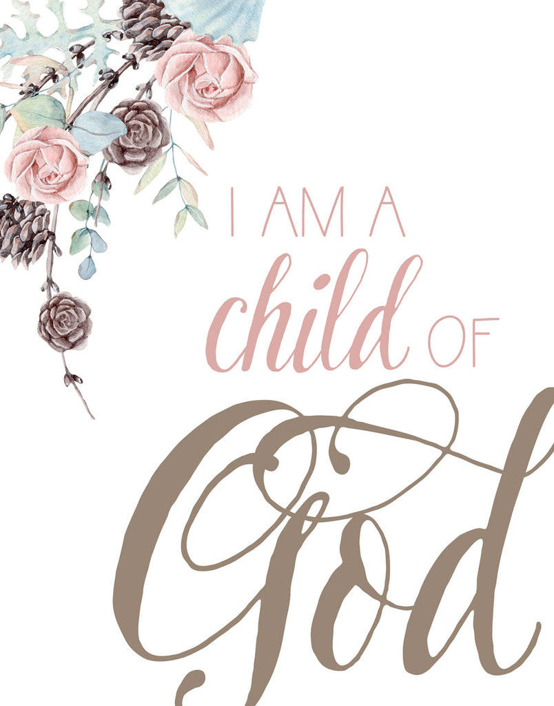 Fearfully And Wonderfully Made I Am A Child Of God Set Of Three Fl