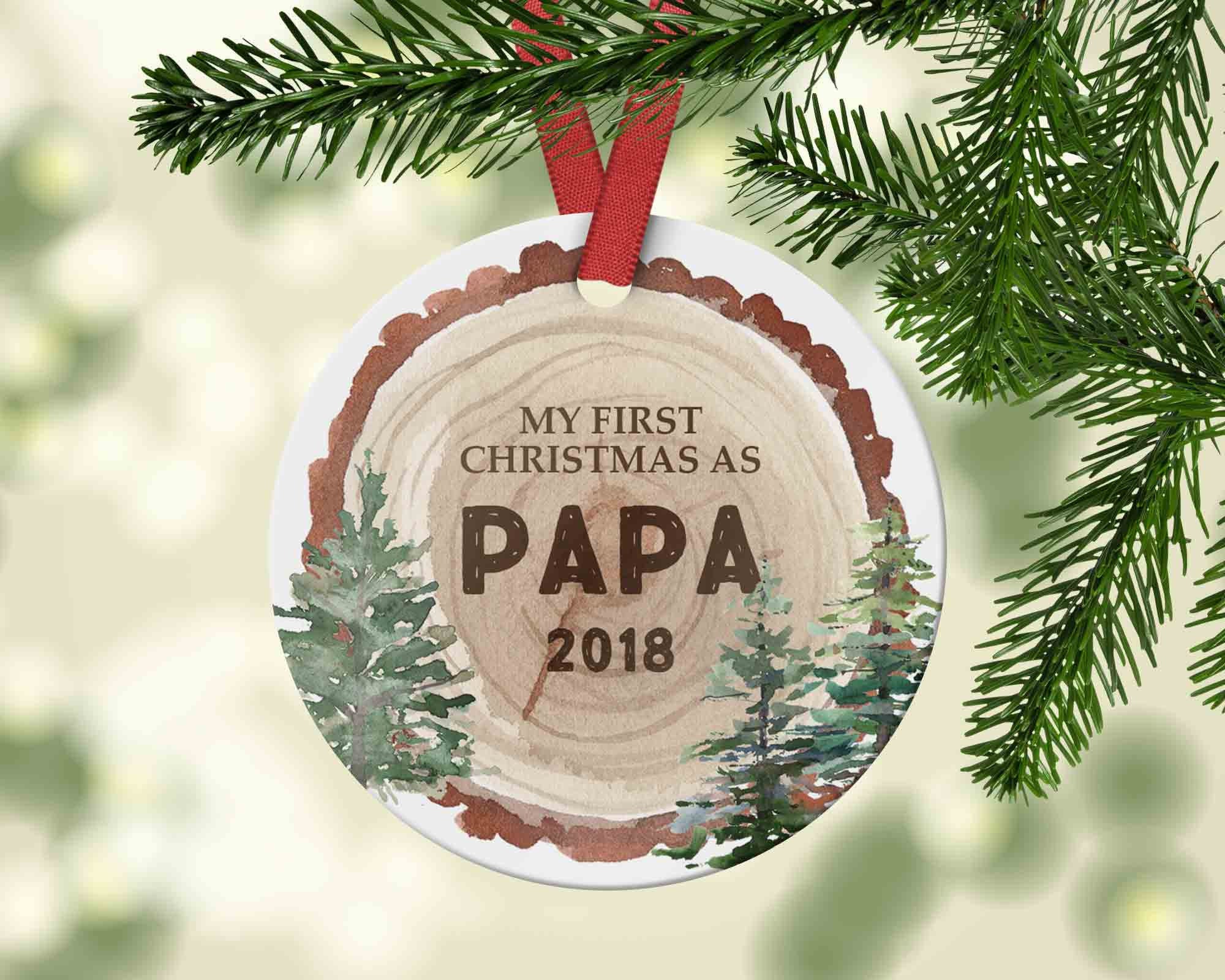 papa christmas ornament