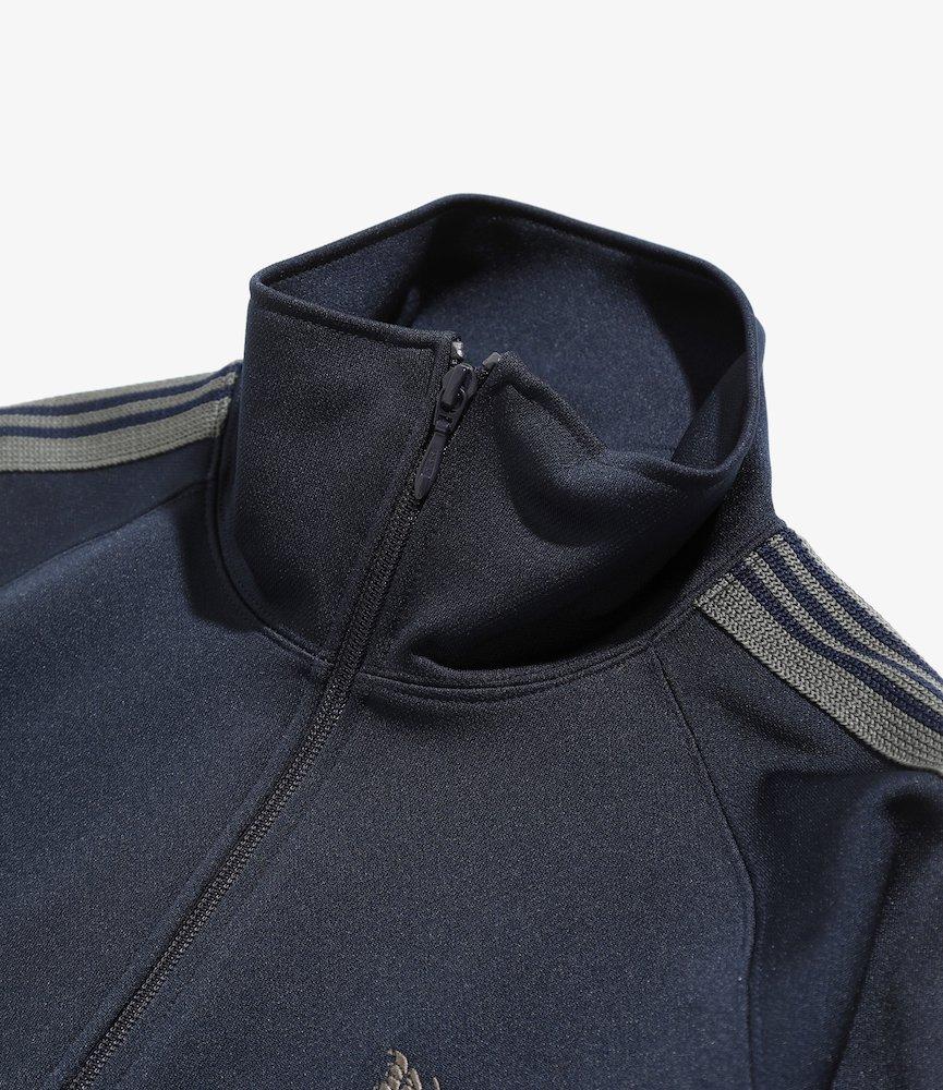 TRACK JACKET POLY SMOOTH - NAVY / GREY