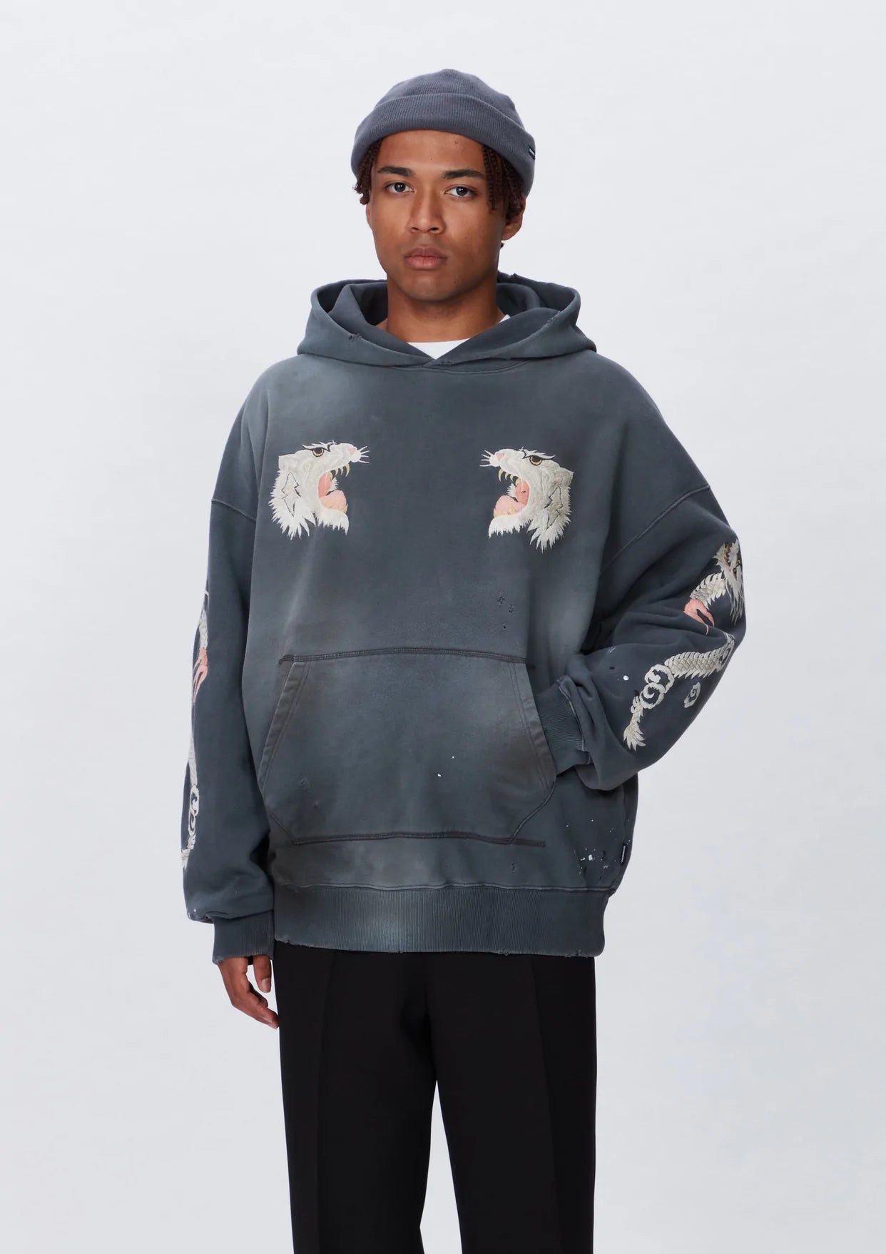 SAVAGE-S HOODED LS. CO - GREY | lapstoneandhammer.com