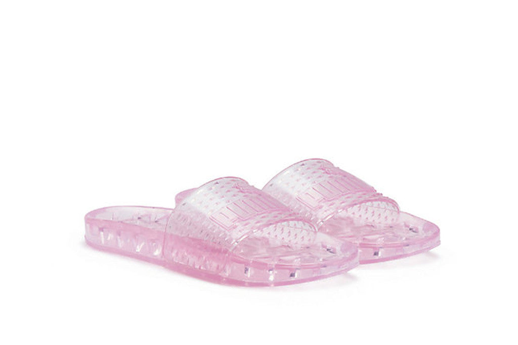 pink puma sandals