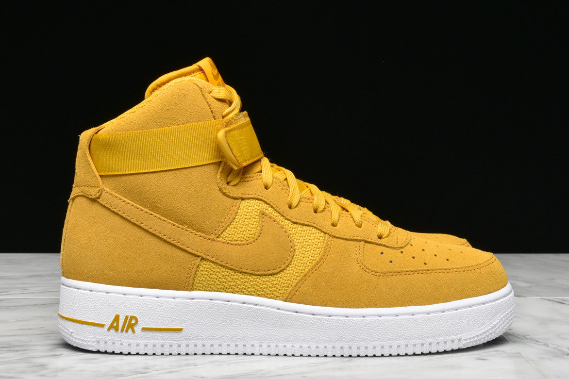 all gold high top air force ones
