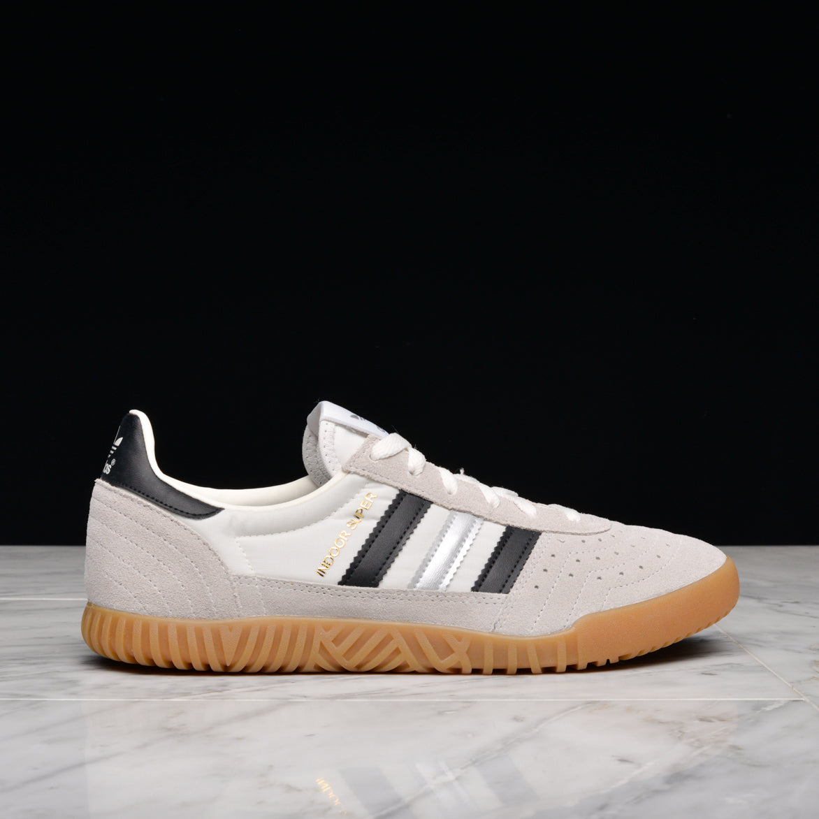 adidas indoor super black and white