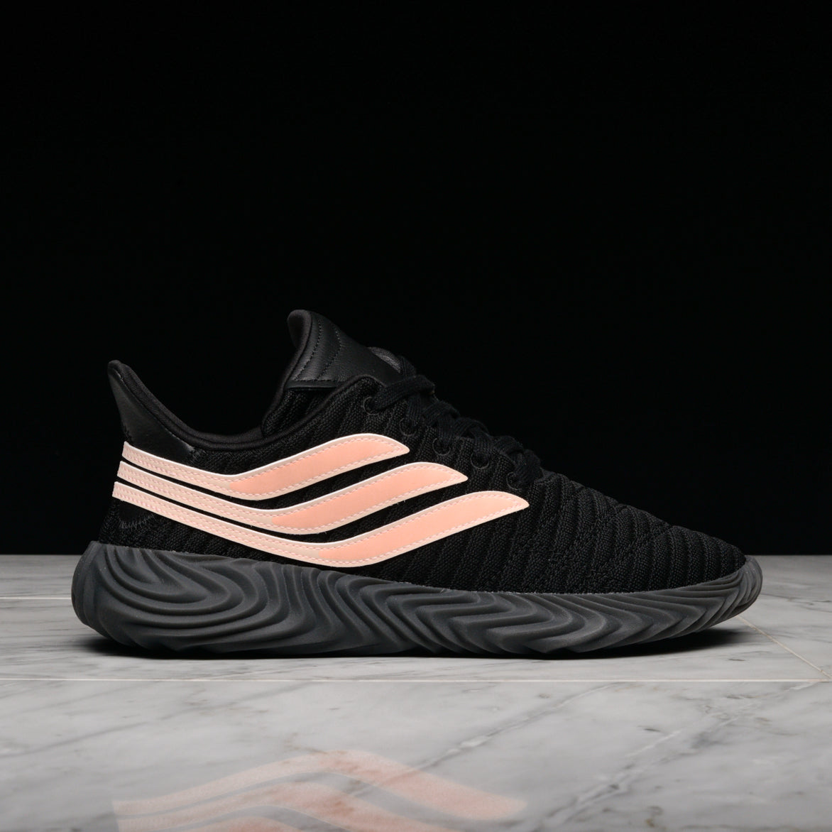 adidas black with pink