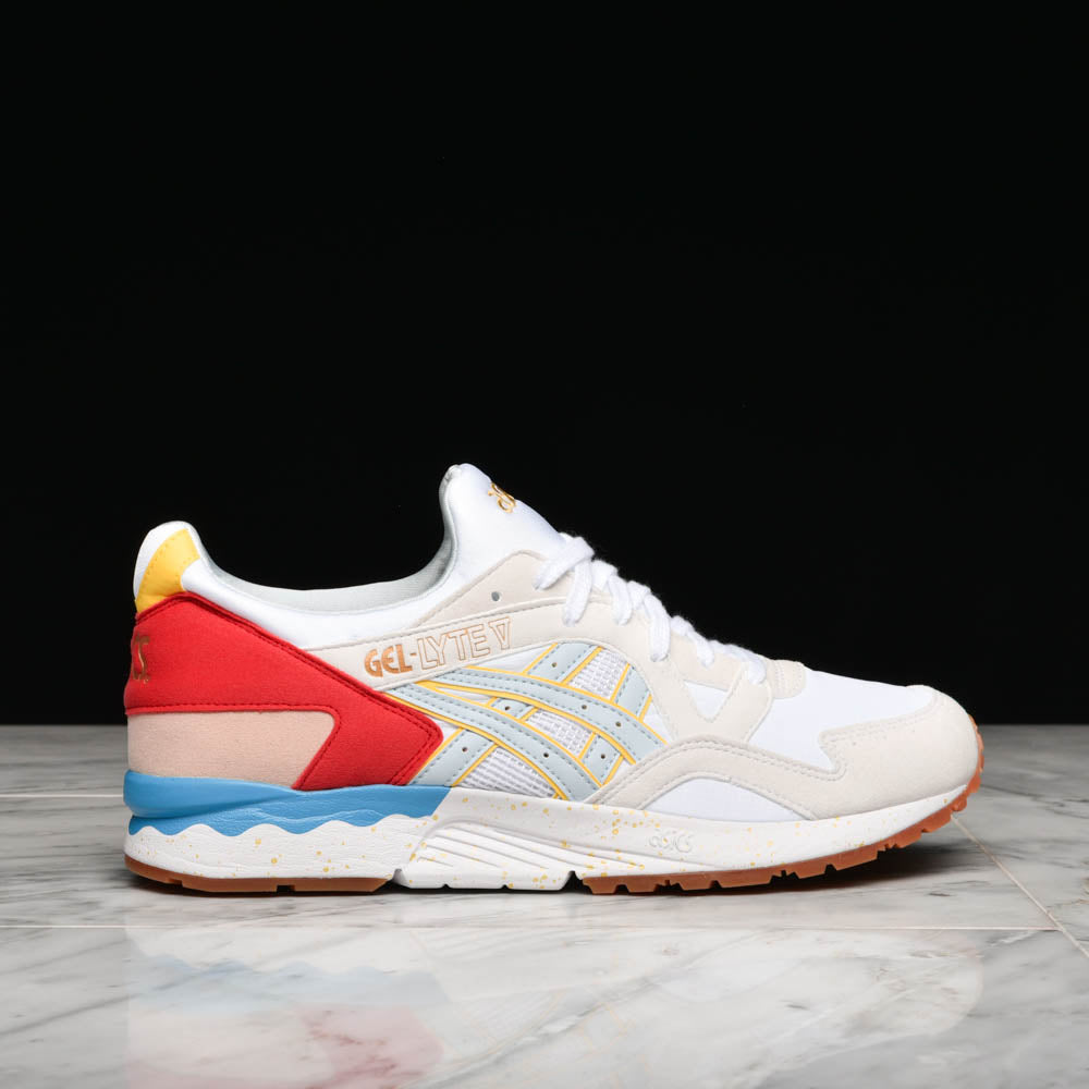 asics gel lyte v white sky