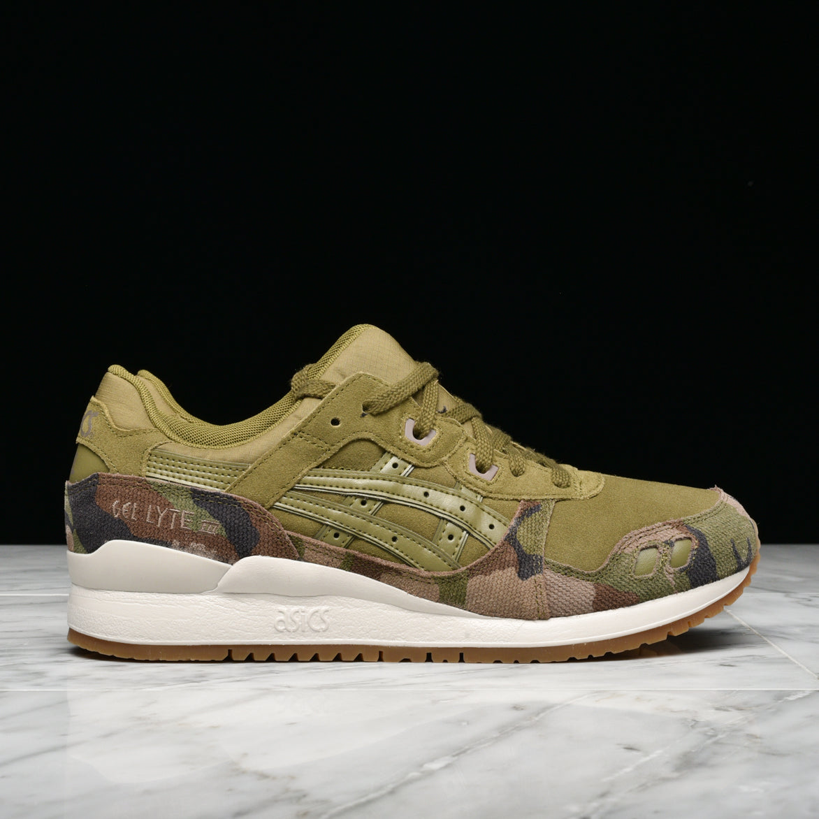 asics gel lyte i Olive