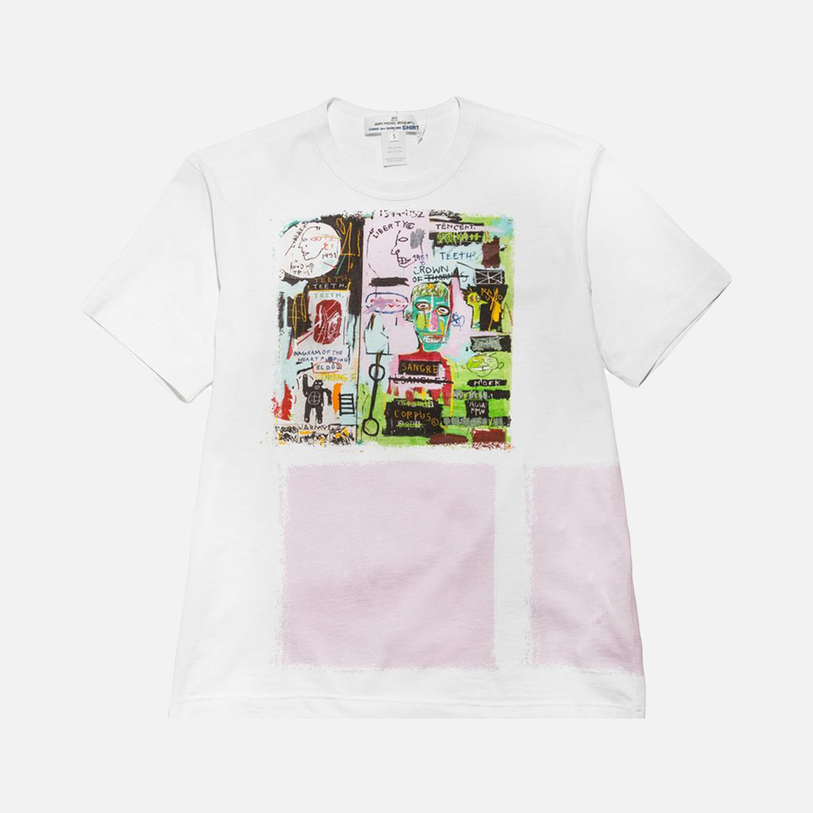 comme des garcons basquiat shirt