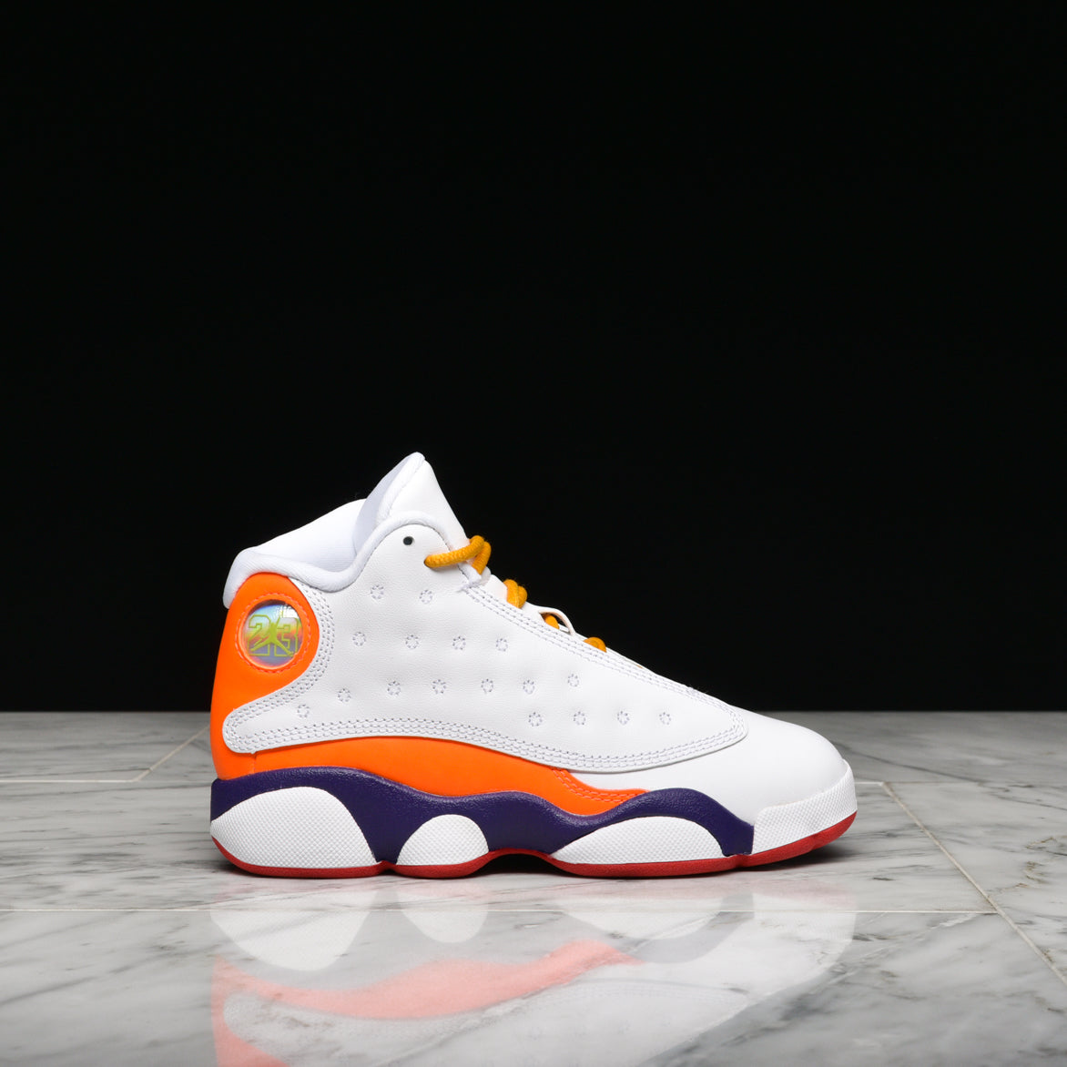 jordan 13 blue and orange