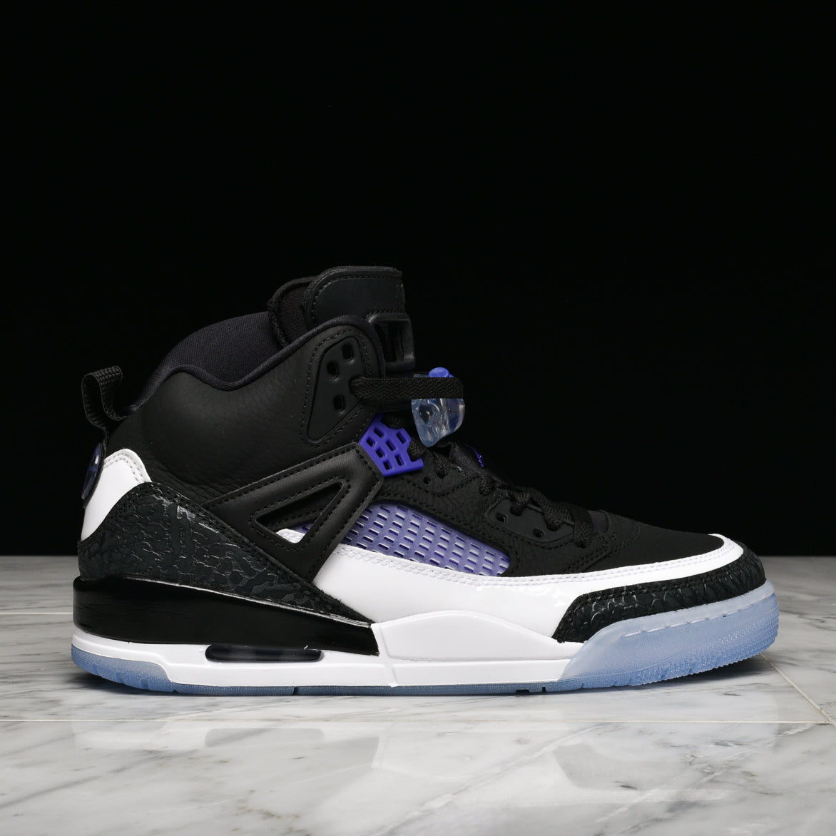 jordan spizike black purple