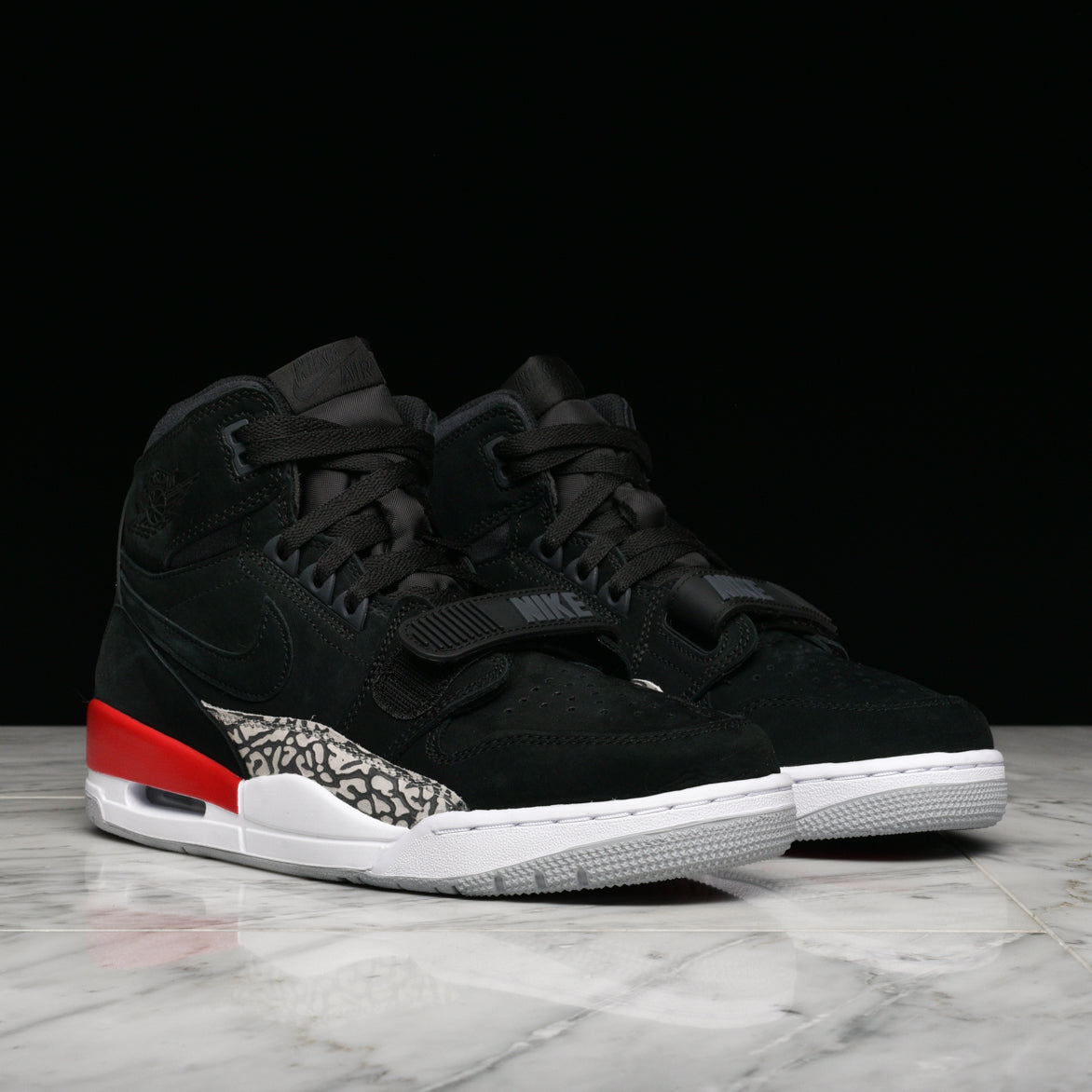 air jordan legacy 312 black red