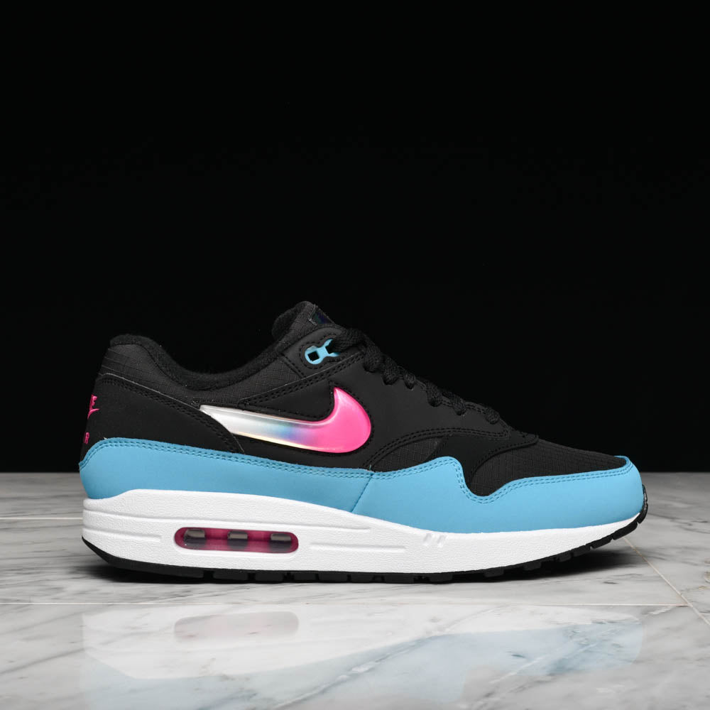 air max 1 jelly swoosh black fuchsia blue fury