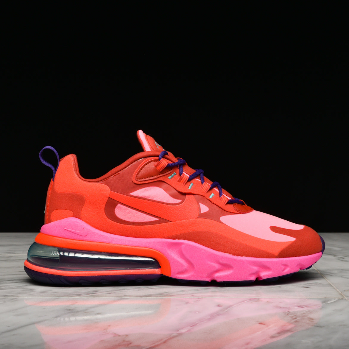 air max 270 react pink and red