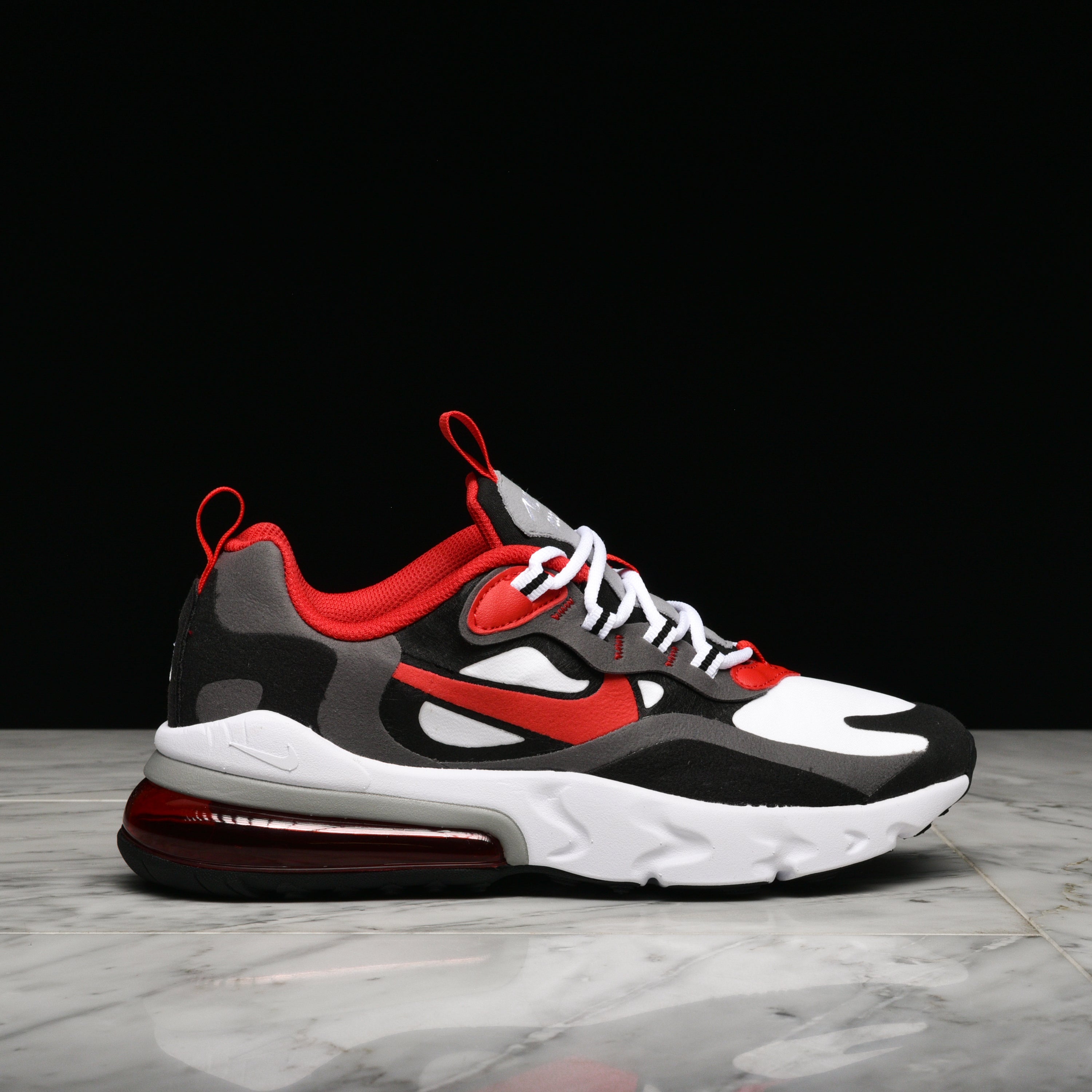 air max 270 react white and red