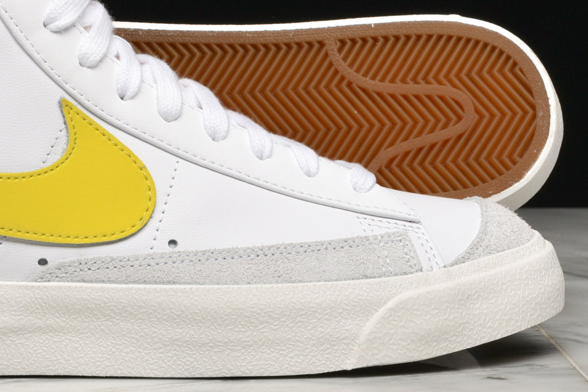 nike blazer mid 77 vintage optic yellow