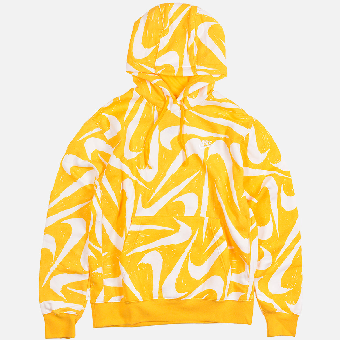 university gold nike hoodie